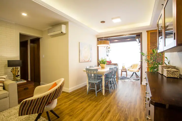 Divisória de Drywall na Saúde, Sanca aberta com Lâmpadas de LED