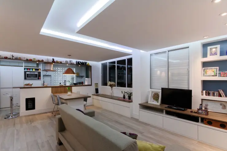 Divisória de Drywall na Saúde, Sanca aberta